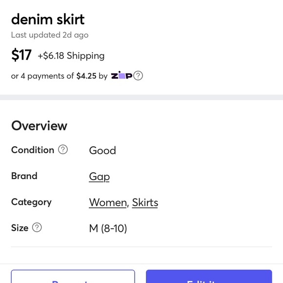 denim midi skirts - Picture 15 of 15